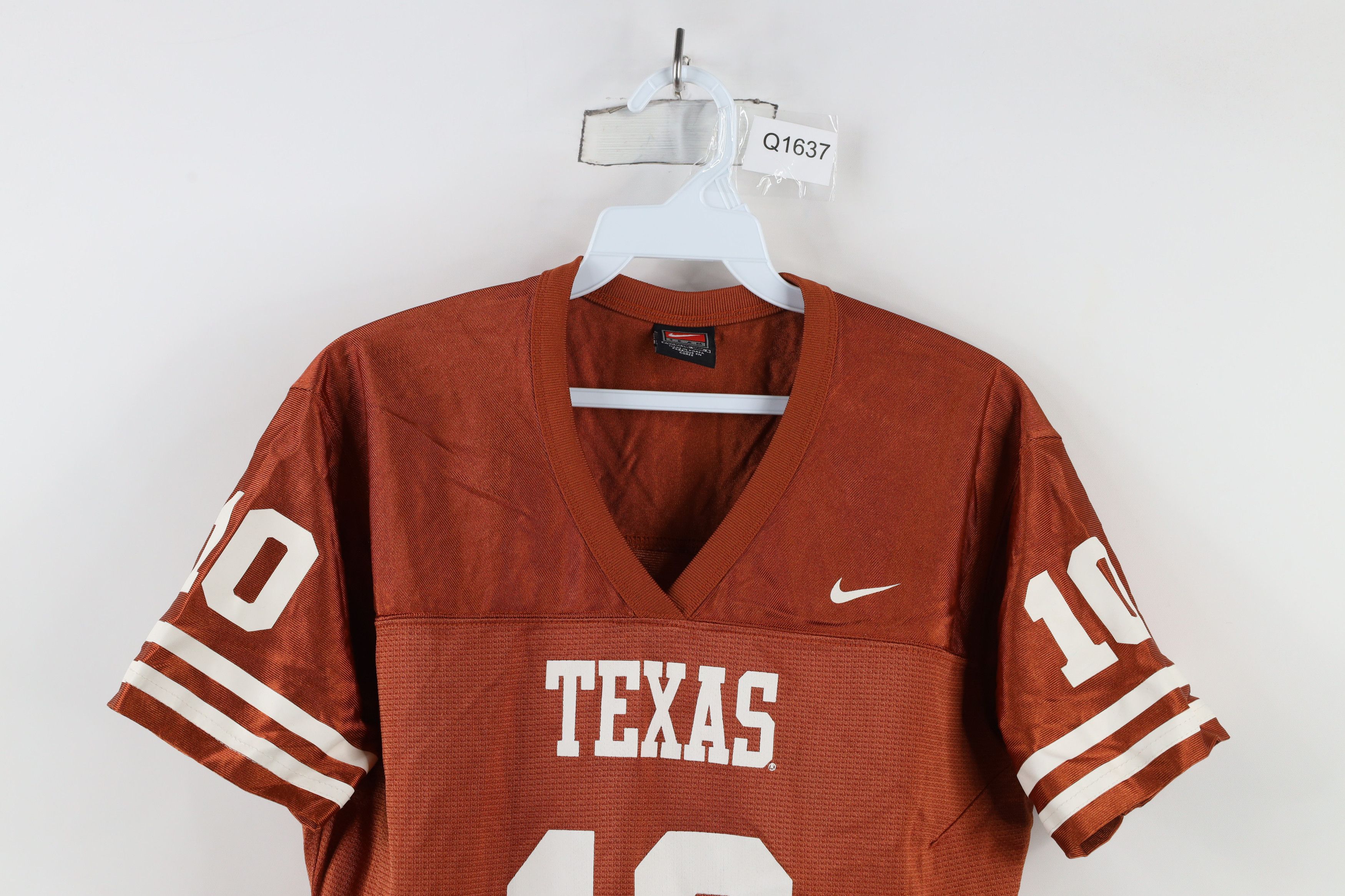 Nike × Vintage Vintage Y2K Nike University of Texas Football Jersey #10 Size L / US 10 / IT 46 - 2 Thumbnail
