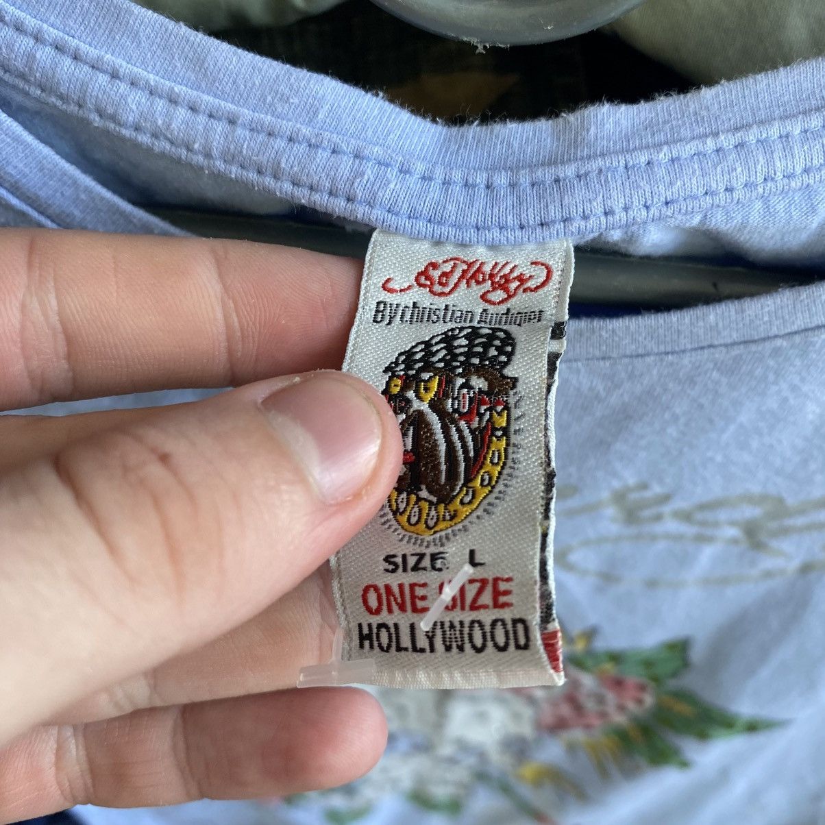 Ed Hardy Vintage Ed Hardy by Christian Audigier y2k opium tee Size L / US 10 / IT 46 - 6 Thumbnail