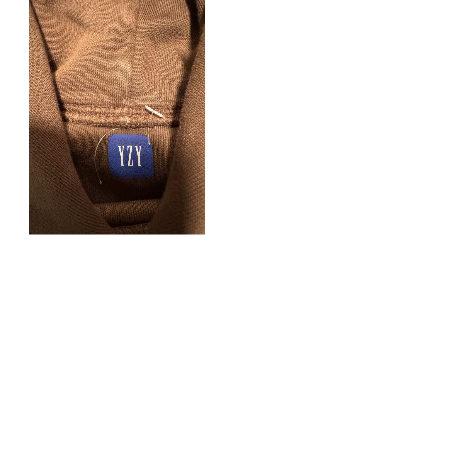 Gap Yeezy YZY Gap Double Layered Pullover Crop Perfect Hoodie Mens S Brown Size US S / EU 44-46 / 1 - 10 Thumbnail
