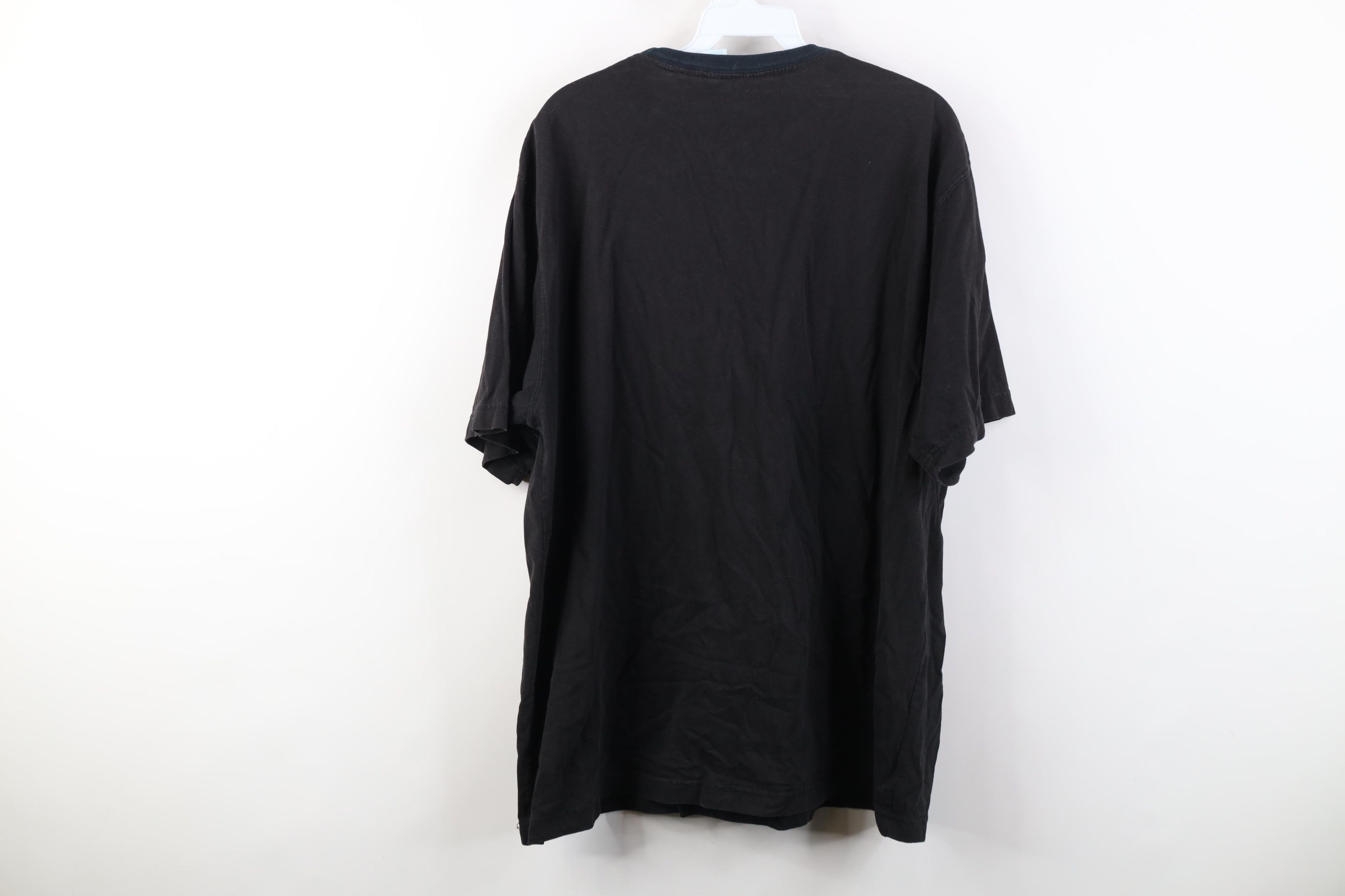 Vintage Vintage 90s Streetwear Cotton Short Sleeve T-Shirt Black Size US L / EU 52-54 / 3 - 10 Thumbnail