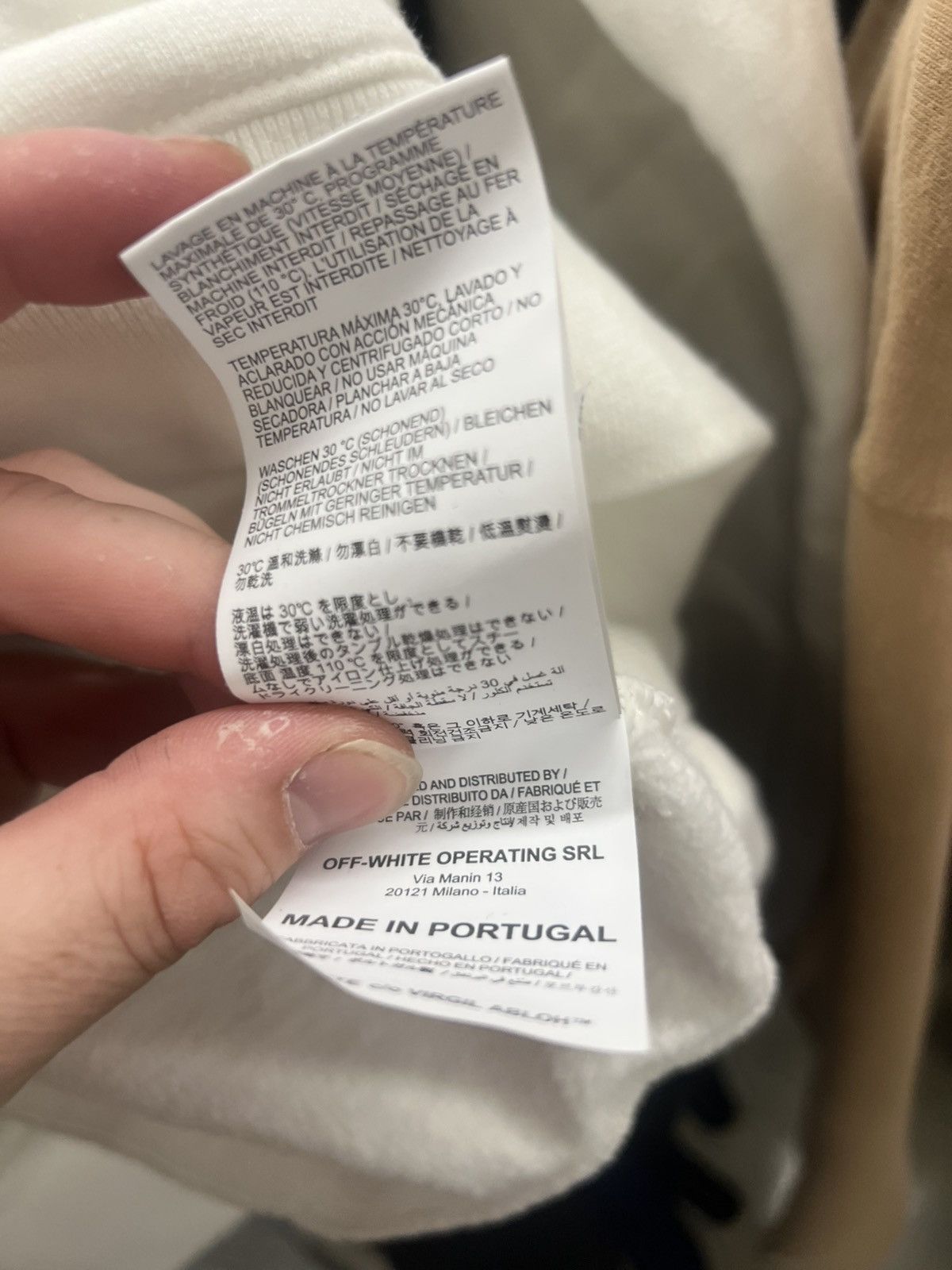 Off-White OFF-WHITE Off White Ruined Factory Crew Neck Sweatshirt Size US M / EU 48-50 / 2 - 5 Thumbnail