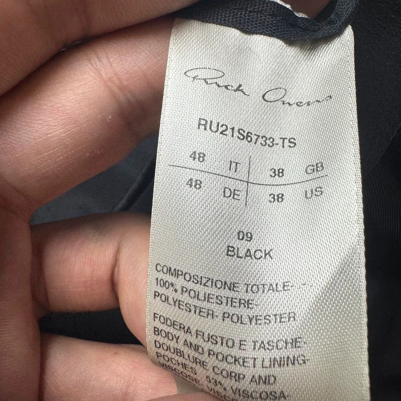 Rick Owens RICK OWENS 21fw blazer Size 48R - 3 Thumbnail