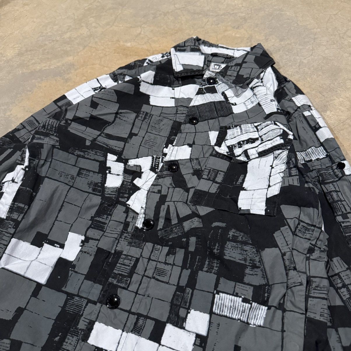 C.P. Company CP Company 50 Fili Garment Dyed Camo Overshirt Jacket Size US S / EU 44-46 / 1 - 3 Thumbnail