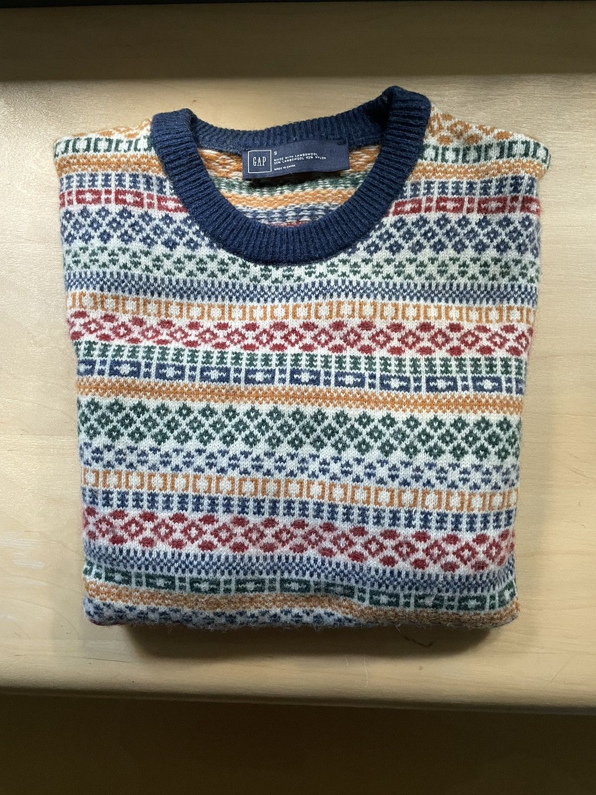 Gap Fair isle sweater Size US S / EU 44-46 / 1 - 1 Thumbnail