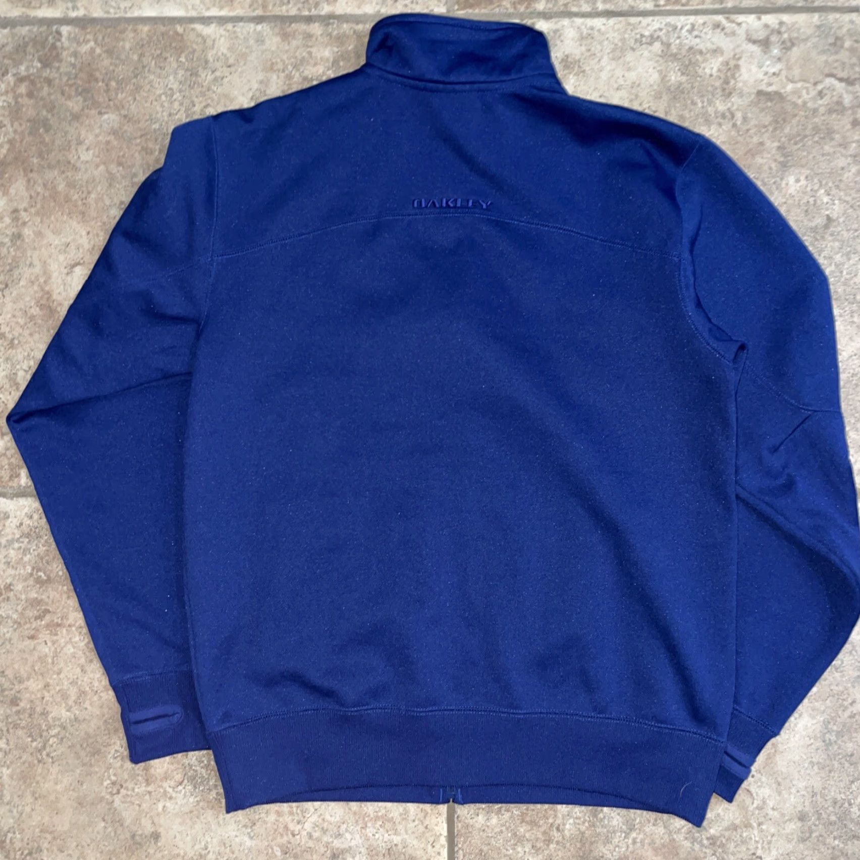 Oakley VINTAGE Oakley Men’s Navy Blue Full Zip Pullover Sweatshirt Small Zip Closure Size US S / EU 44-46 / 1 - 4 Thumbnail