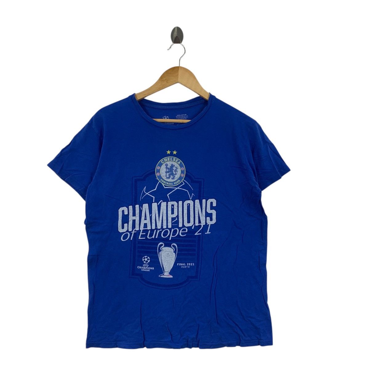 Vintage Vintage CHELSEA CHAMPION LEAGUE Road To Porto Final Tee Size US M / EU 48-50 / 2 - 3 Thumbnail