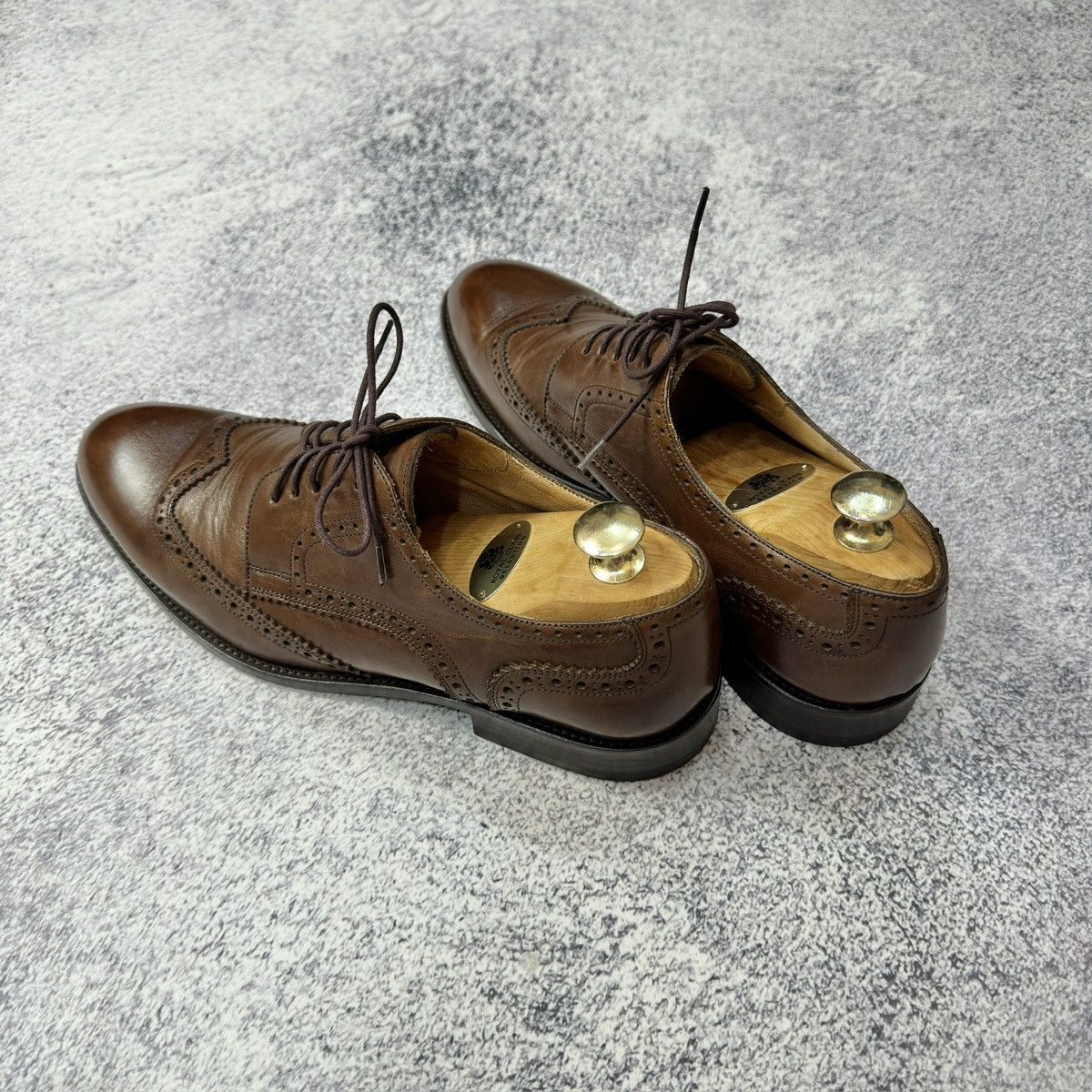 NAVYBOOT Navyboot Mens Derby Brogues US8.5 UK7.5 EU41.5 26.5cm Size US 8.5 / EU 41-42 - 10 Thumbnail