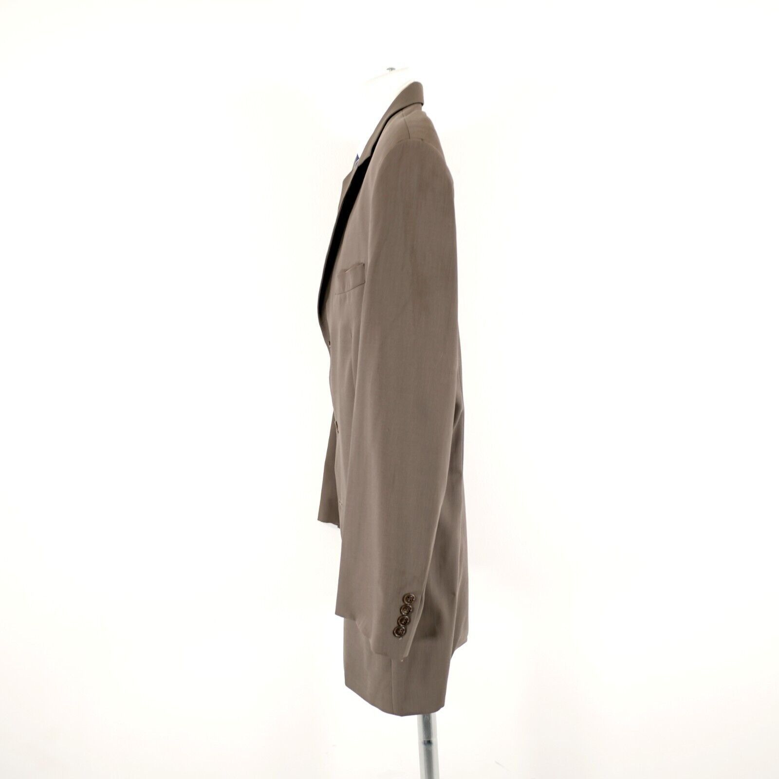Calvin Klein Calvin Klein Wool Beige Blazer 42L 3 Button Size 42L - 5 Thumbnail