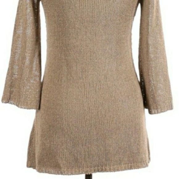 Vintage Vtg 90's Vertigo Paris Tunic Sweater Sz M Gold Sequin Beaded Size M / US 6-8 / IT 42-44 - 8 Thumbnail
