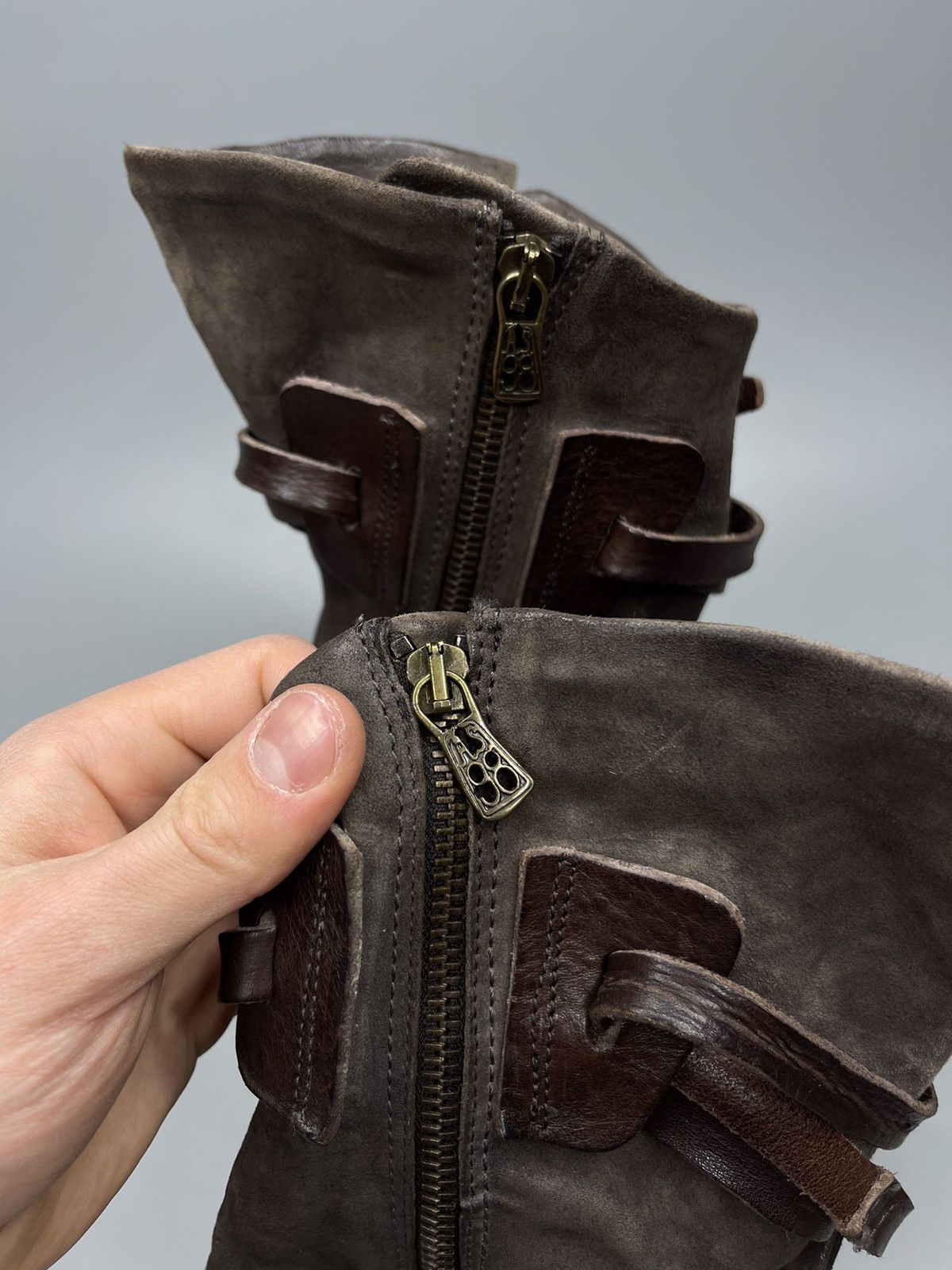 Japanese Brand × Vintage A.S 98 Boots Leather Style Rick Owens Size US 5.5 / EU 38 - 7 Thumbnail