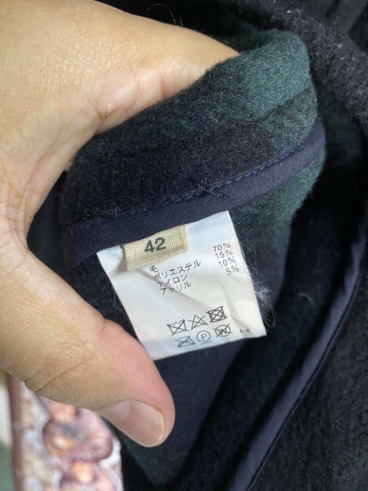 Blue Blue Japan × Japanese Brand Vintage Blue Blue Japan Wool Button Jacket Size US M / EU 48-50 / 2 - 11 Thumbnail