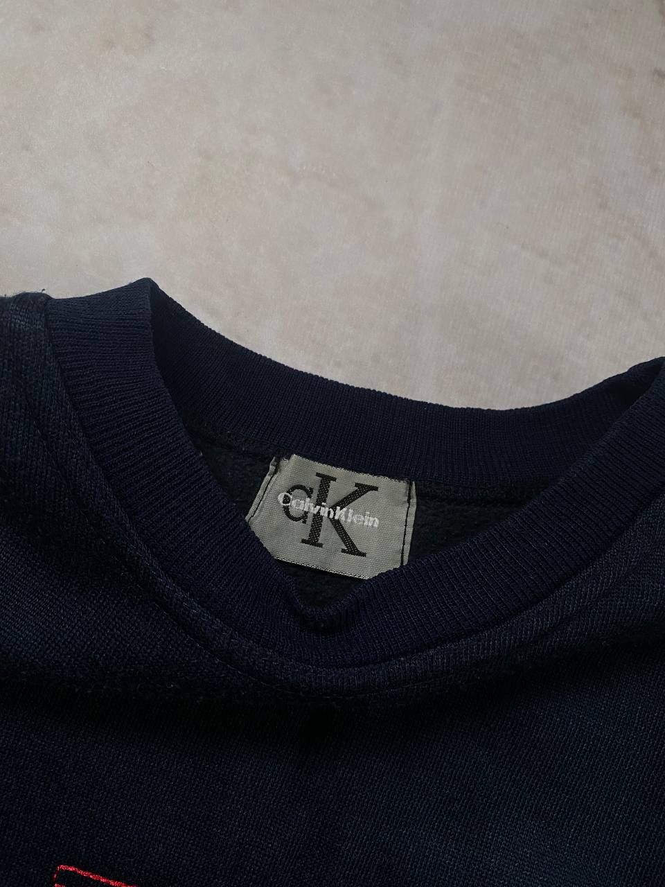 Calvin Klein 205W39NYC × Vintage Vintage 90s Calvin Klein Big Logo Oversized Sweatshirt Y2K Size US M / EU 48-50 / 2 - 5 Thumbnail