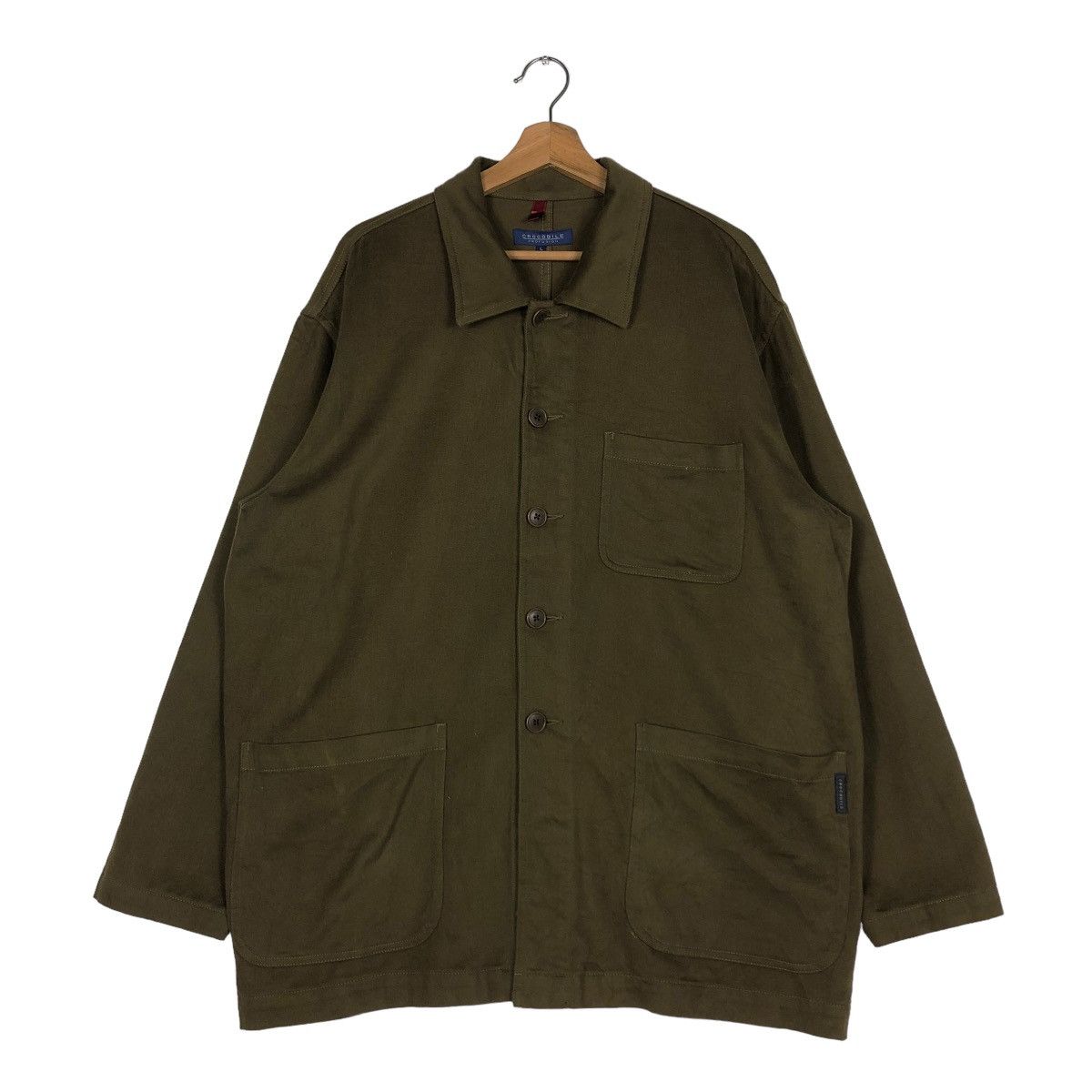 Japanese Brand × Vintage 🔥VINTAGE CHORE WORK JACKET CROCODILE POCKET ISSEY MIYAKE Size US L / EU 52-54 / 3 - 4 Thumbnail