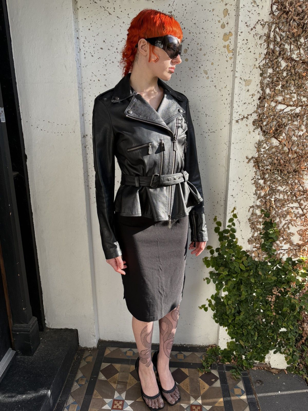 Alexander McQueen Rare Alexander McQueen Leather Biker Jacket Size M / US 6-8 / IT 42-44 - 6 Thumbnail