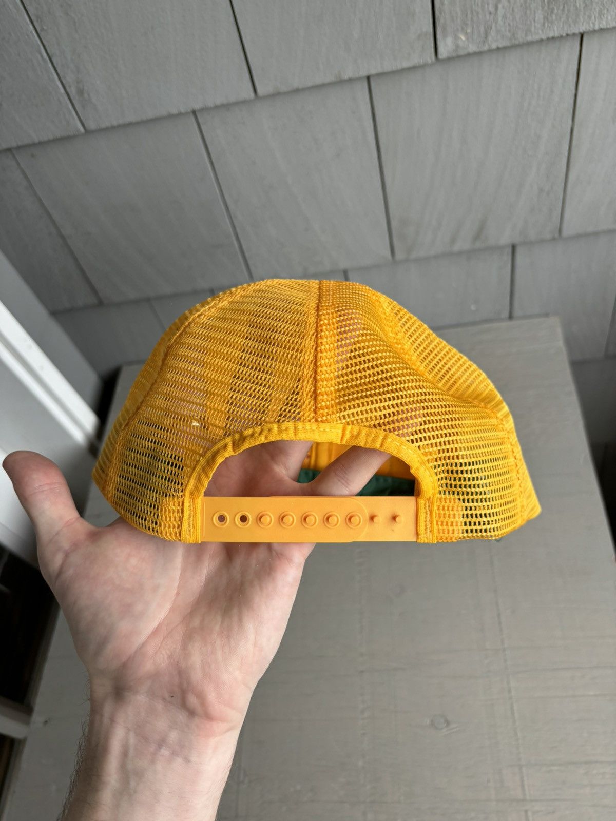 Vintage 1980s Monsanto GMO Delkab Genetics Vintage Trucker Hat Mesh Size ONE SIZE - 4 Thumbnail
