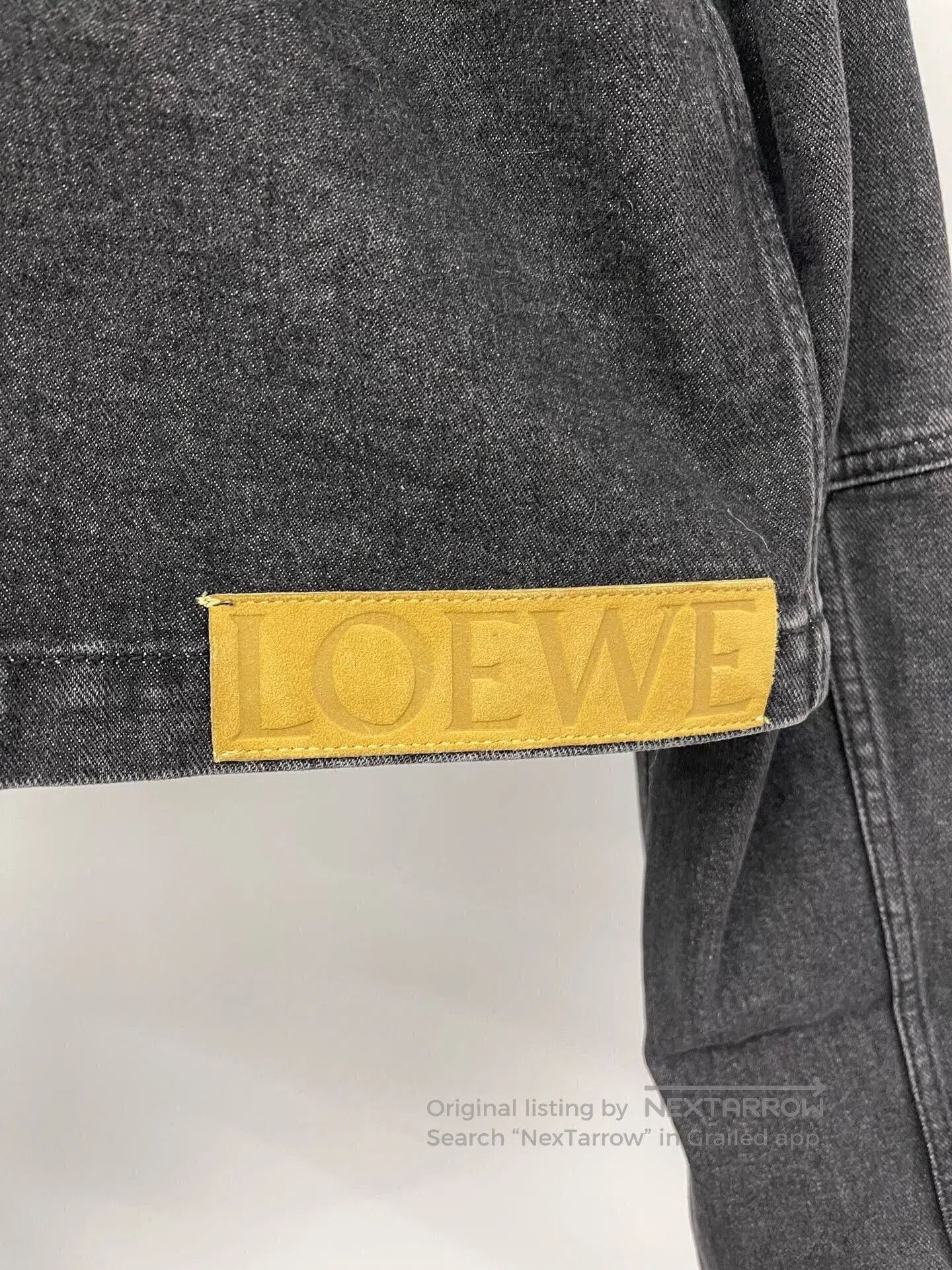 Loewe Loewe Classic Black Washed Denim Jacket. Size XS / US 0-2 / IT 36-38 - 3 Thumbnail