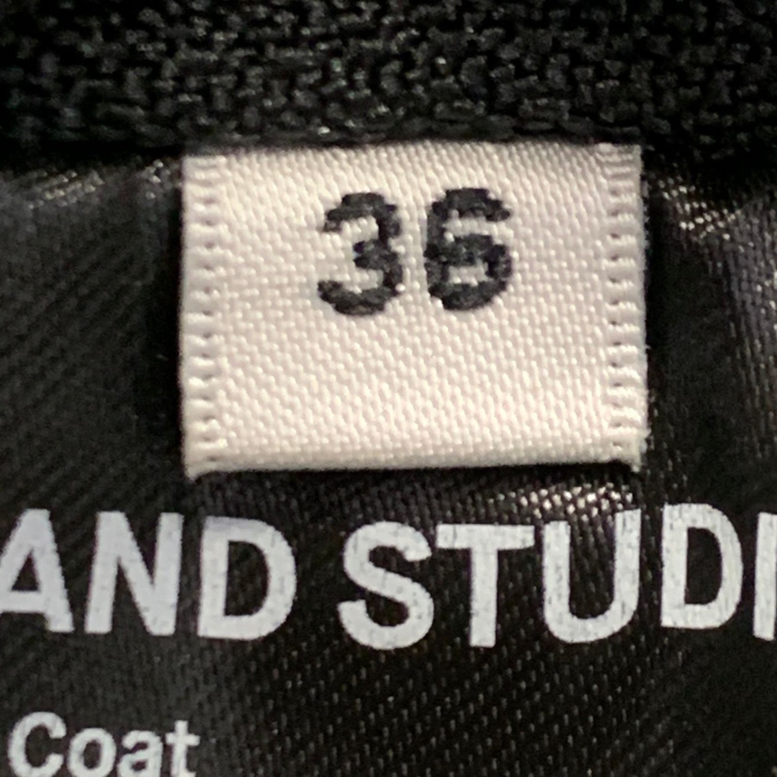 STAND STUDIO STAND STUDIO Dorothea Black Faux Leather Quilted Snaps Coat Size S / US 4 / IT 40 - 6 Thumbnail