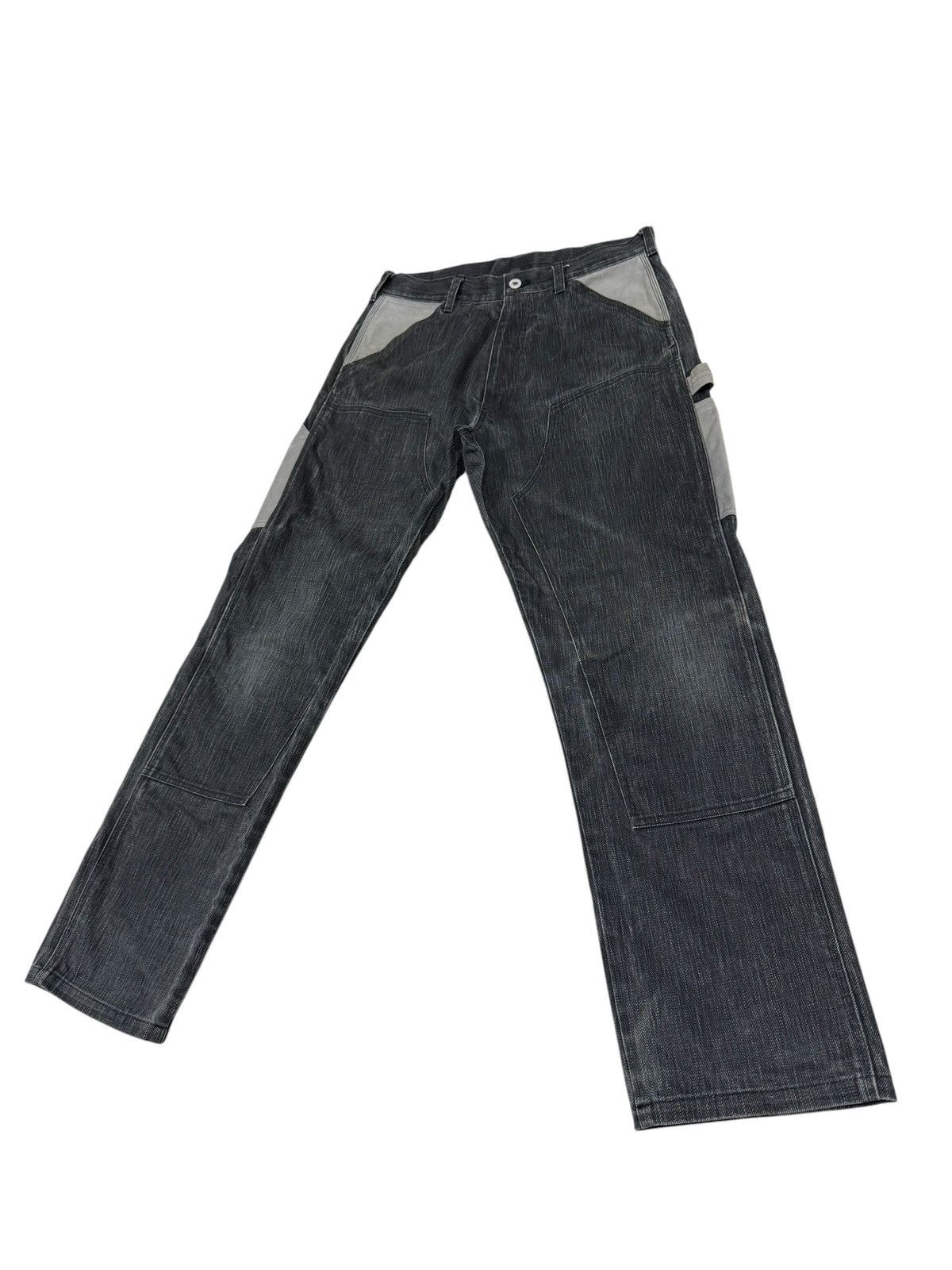 Slayer Japan Brand SLAYER GUARD FORCE Double Knee Pants Denim Style Size US 32 / EU 48 - 2 Thumbnail