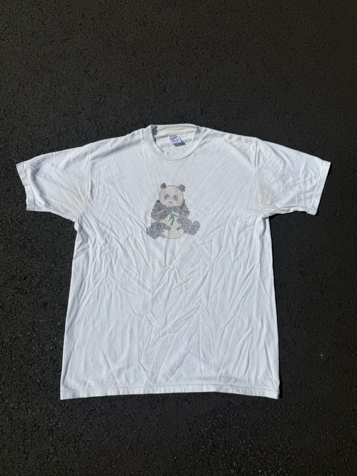 Vintage Vintage Dot Painting Panda Tee Size US L / EU 52-54 / 3 - 1 Thumbnail