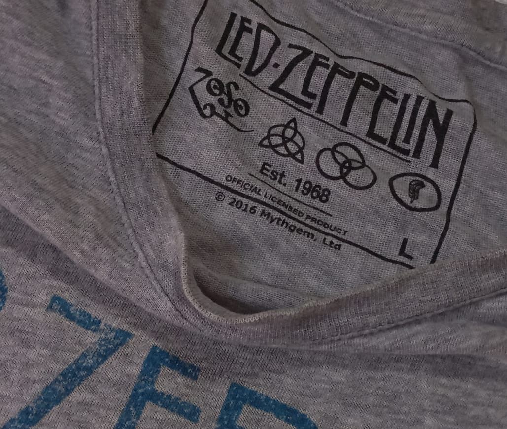 Band Tees Led Zeppelin North American Tour 75 Size L / US 10 / IT 46 - 7 Thumbnail