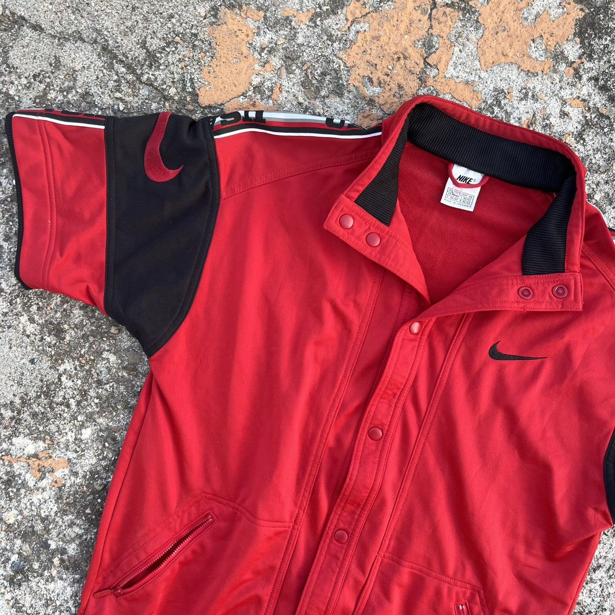 Nike × Vintage Nike USA Swoosh Vintage Sleeveless Y2K Jacket Jersey Size US XL / EU 56 / 4 - 4 Thumbnail