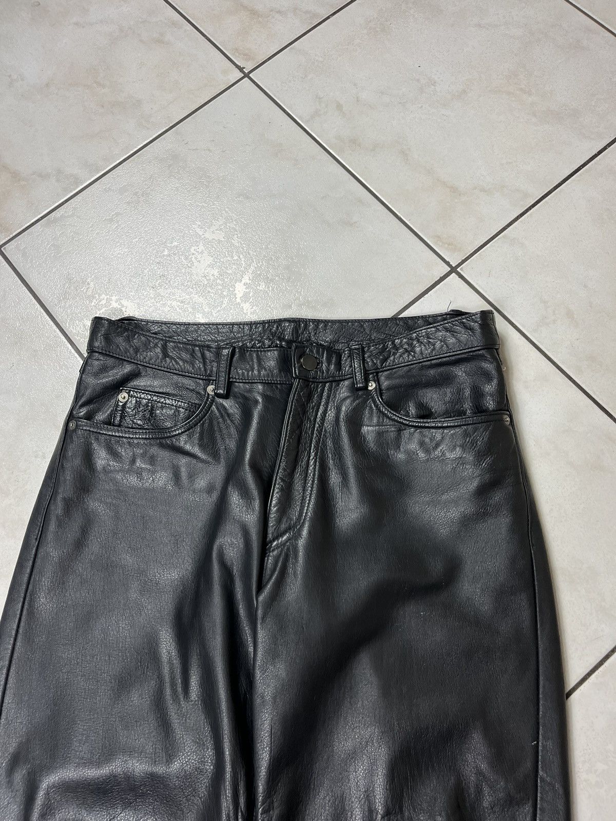 Leather × Vintage Vintage Conwell 32x32 leather classic pants trousers Size US 32 / EU 48 - 7 Thumbnail