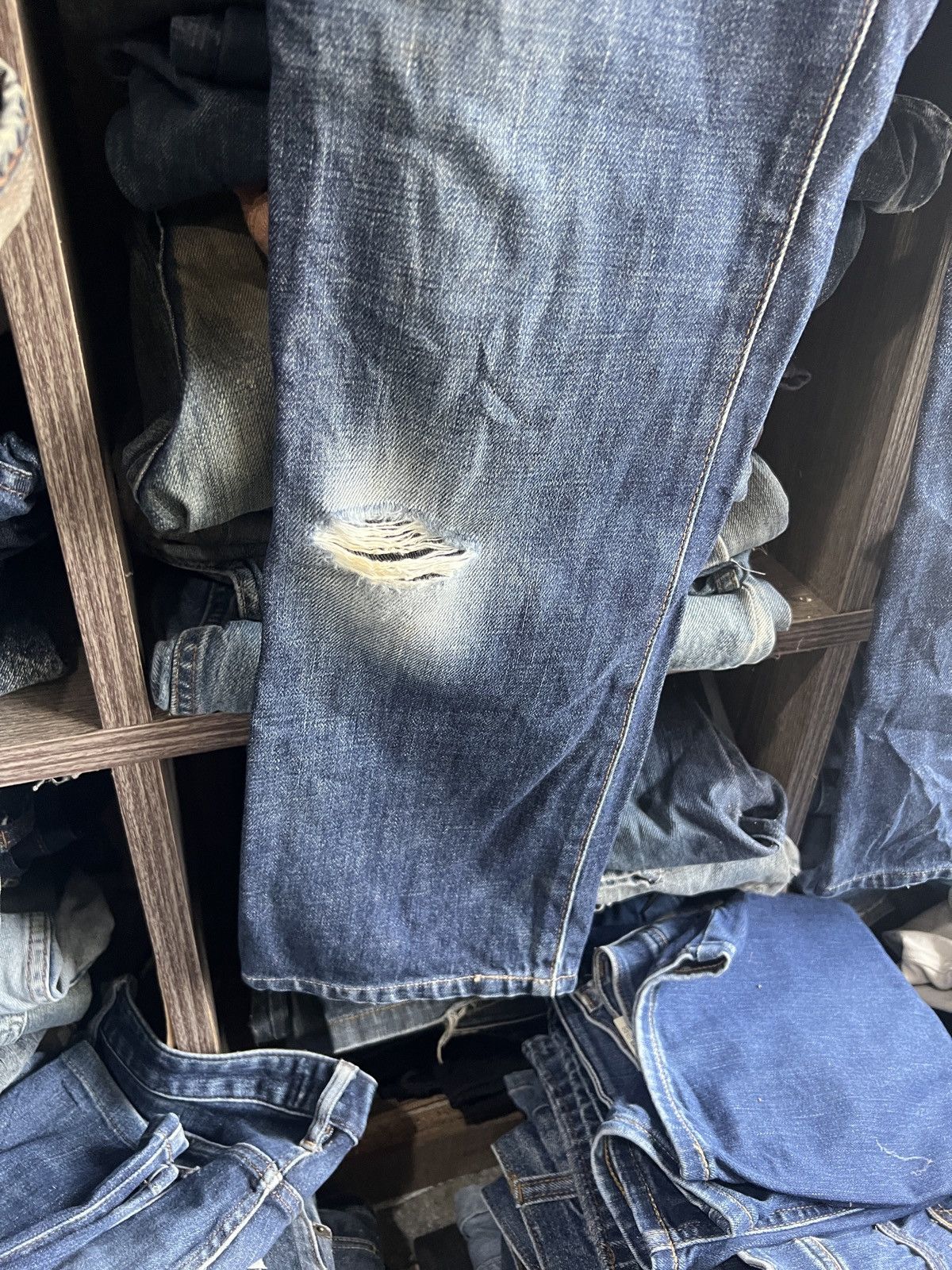Edwin 🔥Something by Edwin Distressed Denim Size US 26 / EU 42 - 7 Thumbnail