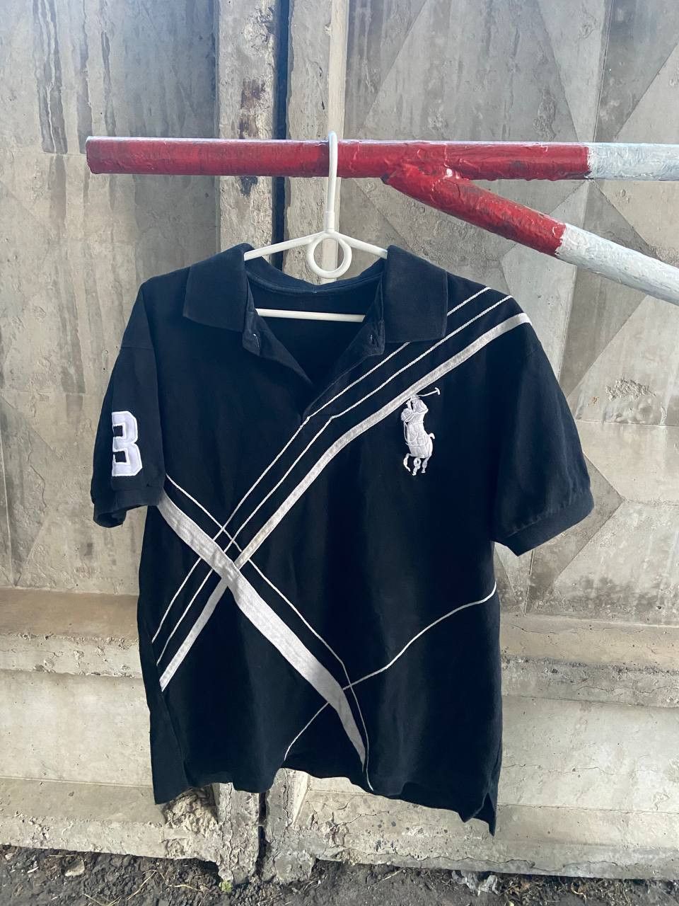 Polo Ralph Lauren Polo Ralph Lauren vintage Faded Y2K Polo Jersey Shirt Size US L / EU 52-54 / 3 - 1 Thumbnail