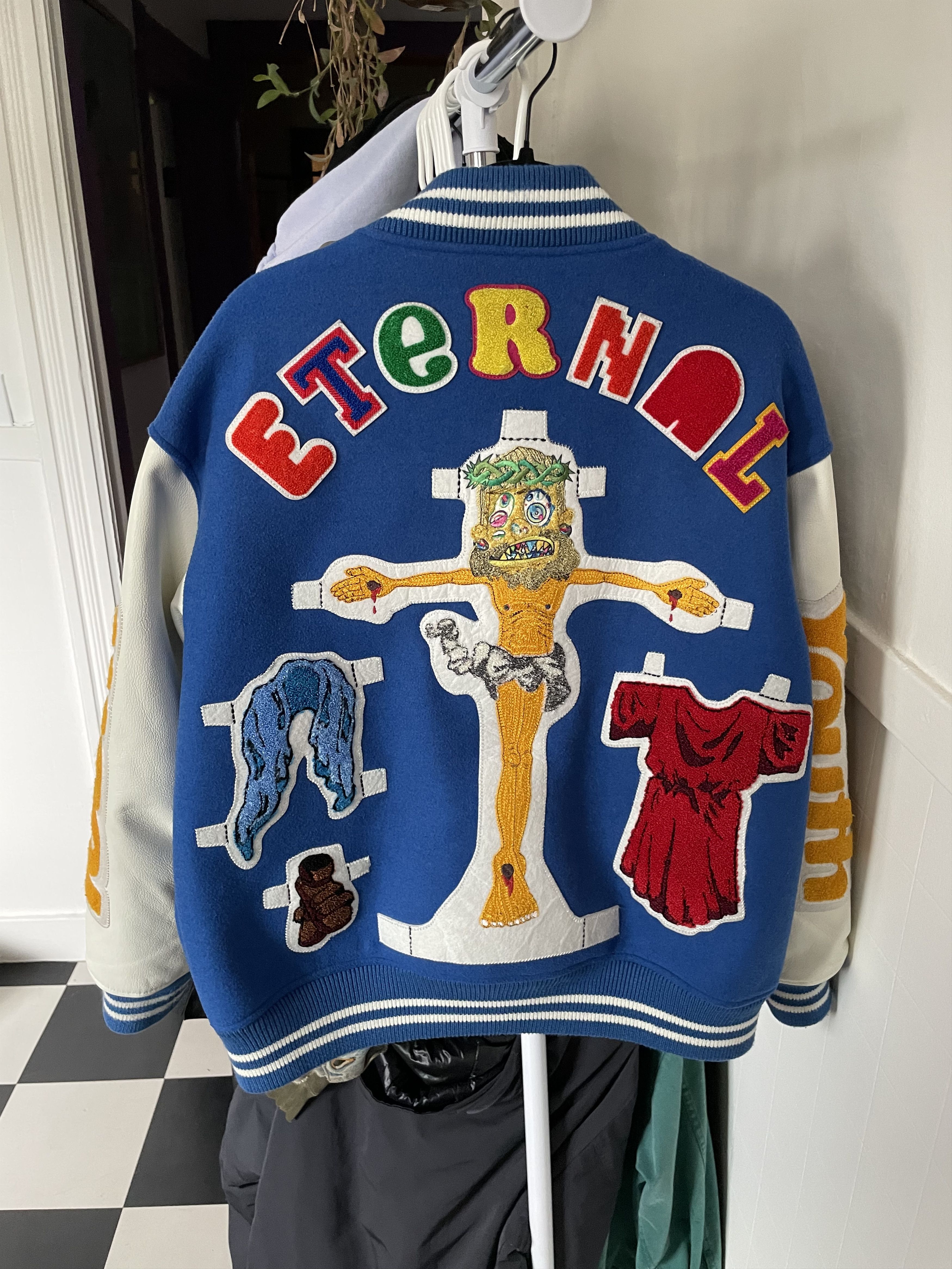 Takashi Murakami Saint Michael Takashi Murakami Varsity | Grailed