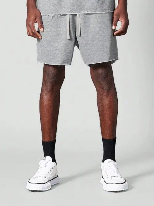 Jean × Vintage Ripped Edge Raw Y2k Shorts drill Size US 32 / EU 48 - 1 Thumbnail