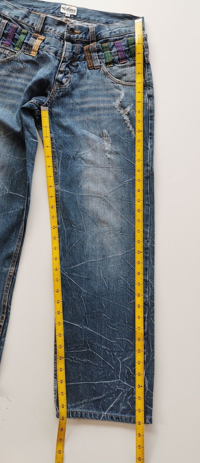Hysteric Glamour Jeans Double Waist Nylaus Style Hysteric Glamour Size 31x39 Size US 31 - 13 Thumbnail