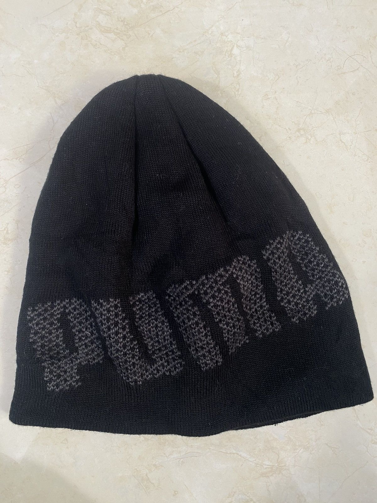 Puma × Vintage 💥VINTAGE PUMA outdoor snowcap black beanie Size ONE SIZE - 3 Thumbnail