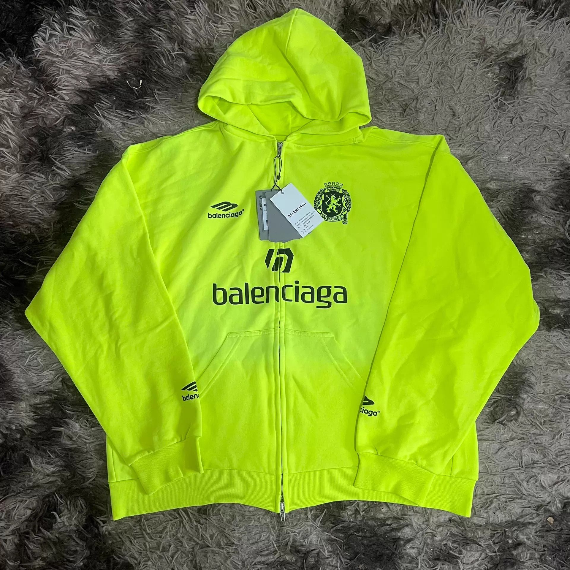 Balenciaga Soccer Zip Up Tracksuit Jacket | Grailed
