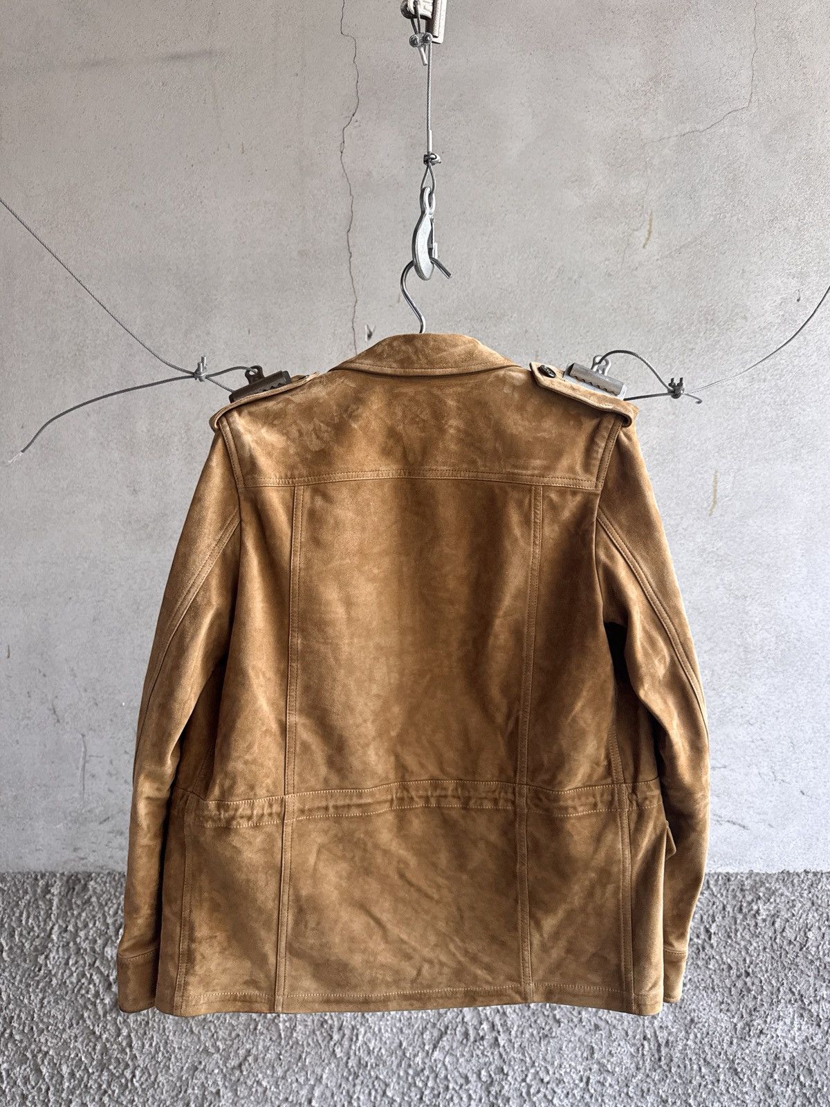 Saint Laurent Paris Saint Laurent “F2” Lamb Suede Military Jacket Size US S / EU 44-46 / 1 - 10 Thumbnail