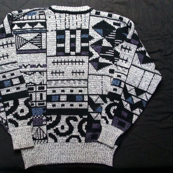 Method × Vintage Vintage Method Abstract Geometric Crewneck Sweater Size US XL / EU 56 / 4 - 6 Thumbnail