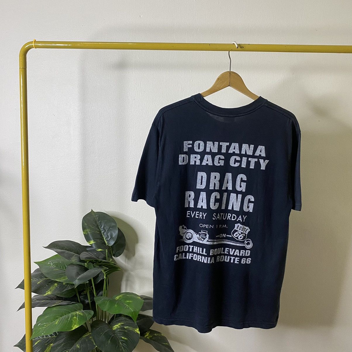 Sugar Cane Vintage Cheswick By Sugar Cane Fontana Drag Racing Tee Size US M / EU 48-50 / 2 - 1 Thumbnail