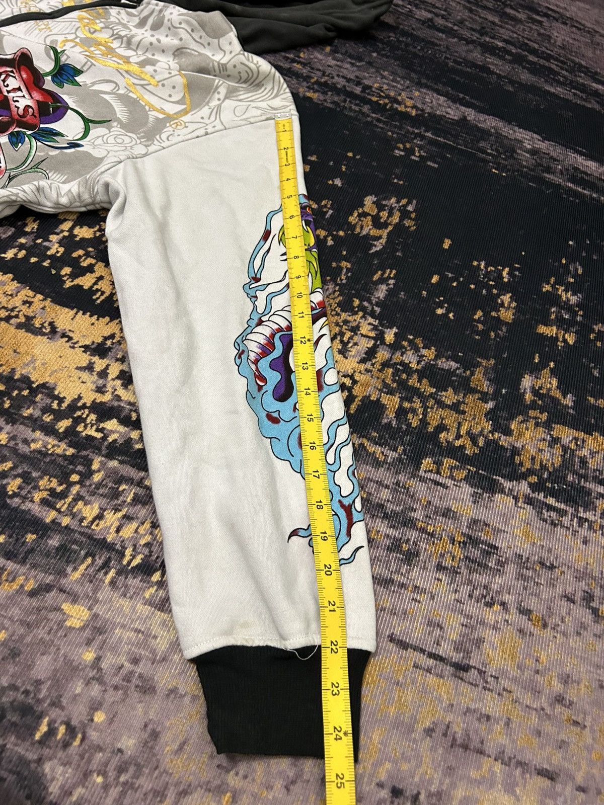 Ed Hardy Vintage Ed Hardy By Christian Audiger Zip Hoodie Size US XXL / EU 58 / 5 - 18 Thumbnail
