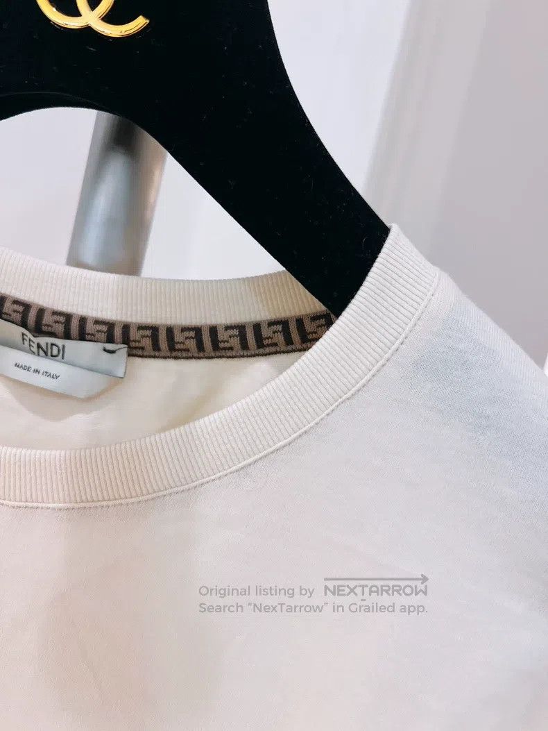 Fendi Fendi Embroidered Letter Short Sleeve Size XS / US 0-2 / IT 36-38 - 6 Thumbnail