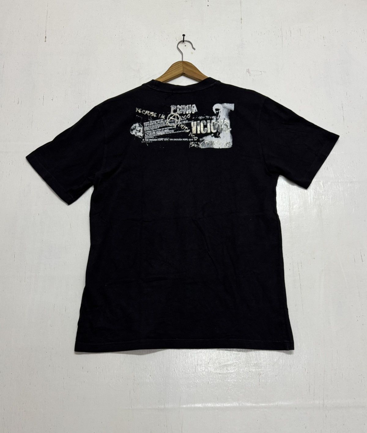 Band Tees × Vintage Sex pistol vicious X messy black Size US L / EU 52-54 / 3 - 2 Thumbnail