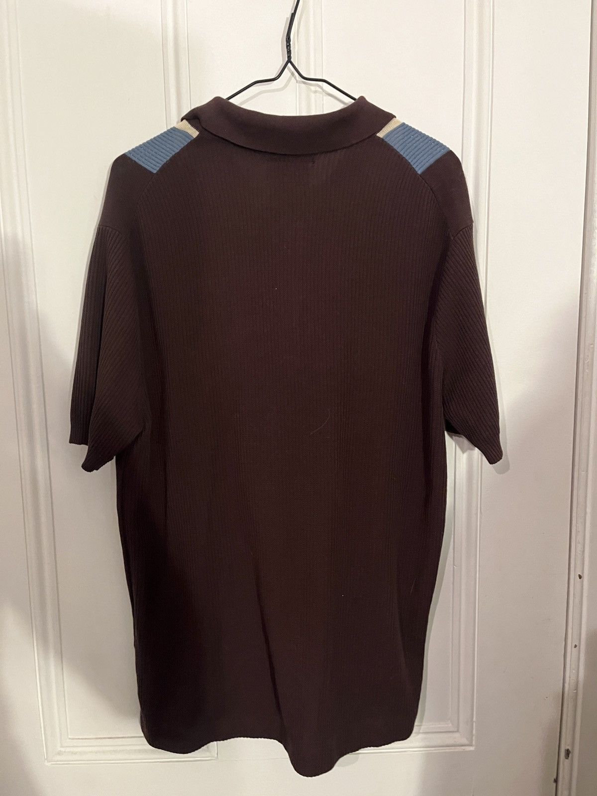 Beams Plus BEAMS brown knitted polo shirt Size US M / EU 48-50 / 2 - 4 Thumbnail
