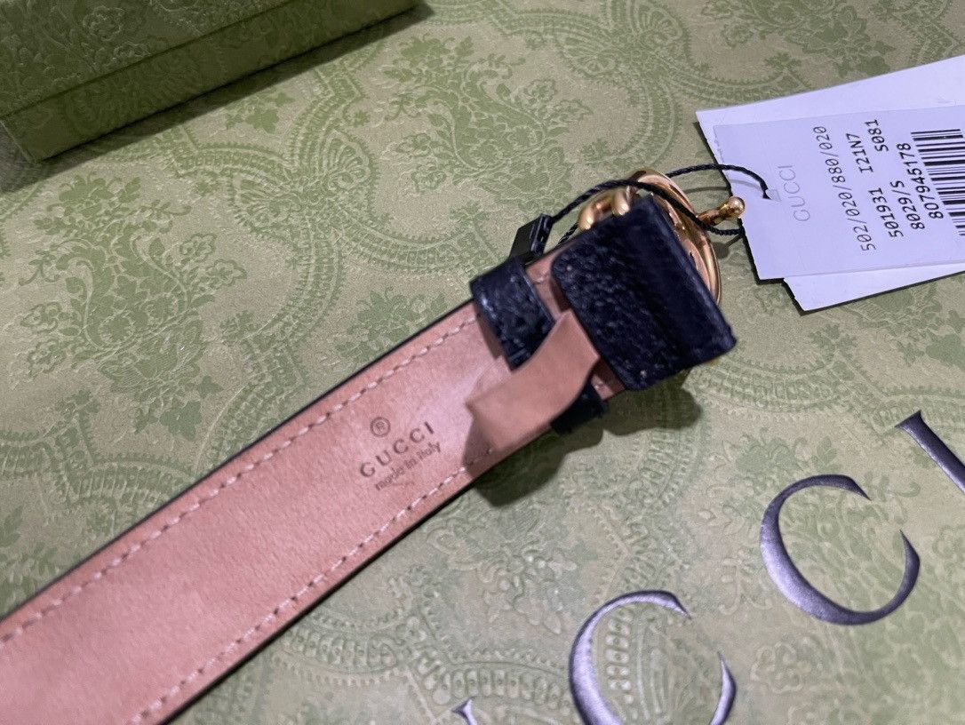 Gucci Gucci leather framed GG bracelet Size ONE SIZE - 6 Thumbnail