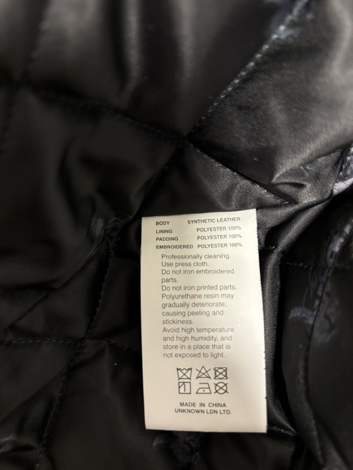 Ed Hardy × Unknown London Ed Hardy x Unknown London leather jacket Size US XS / EU 42 / 0 - 12 Thumbnail