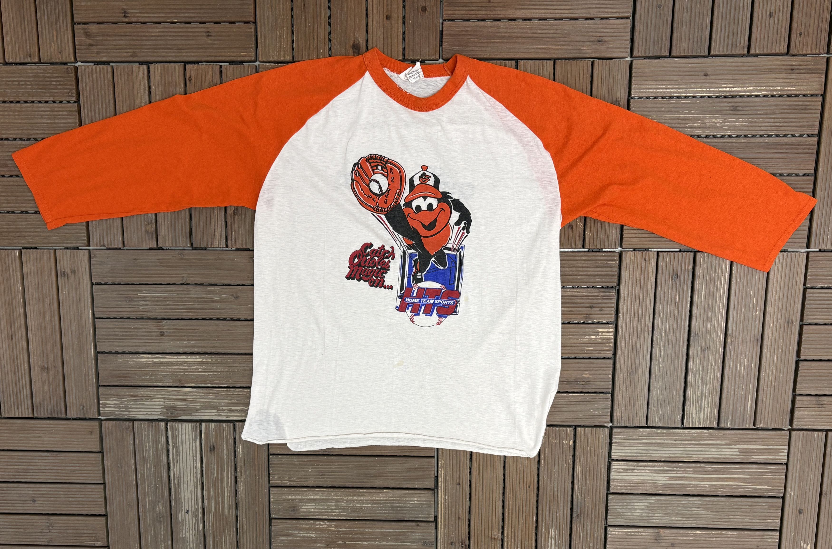 Vintage Baltimore Orioles Catch Orioles Magic Vintage White Shirt Size US XL / EU 56 / 4 - 5 Thumbnail