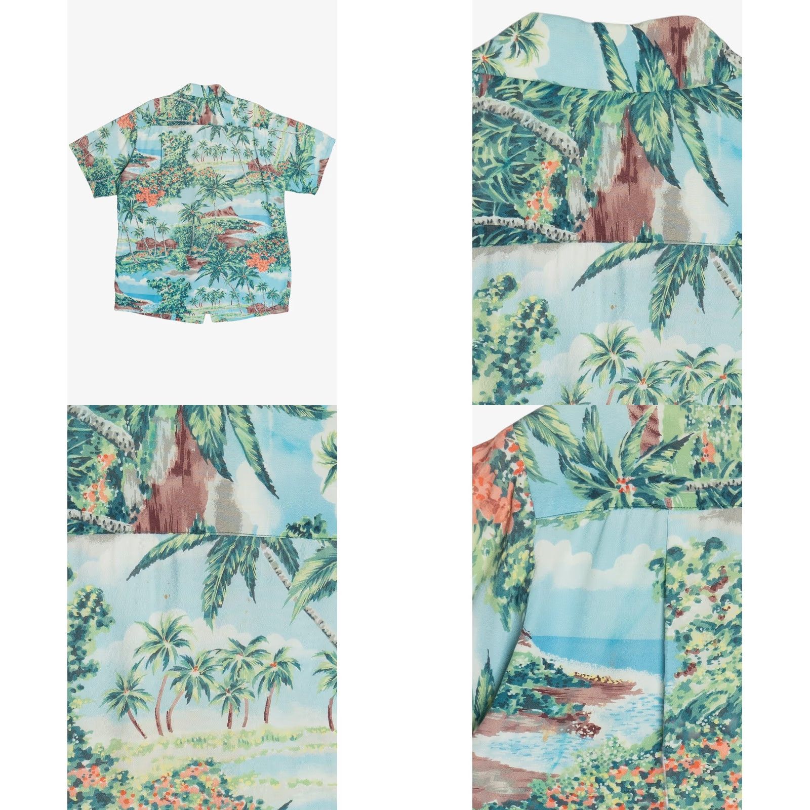 Vintage VINTAGE Royal Hawaiian Hawaiian Shirt Mens L Blue 1950s Decade Size US L / EU 52-54 / 3 - 8 Thumbnail