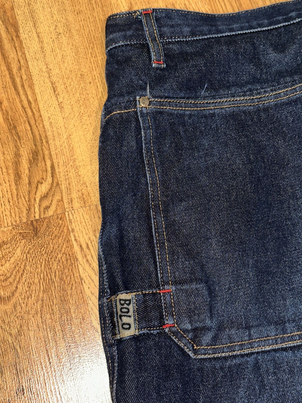 Southpole VTG Y2K Bolo School Of Hard Knocks Hip Hop Cargo Jeans 36 Size US 36 / EU 52 - 3 Thumbnail