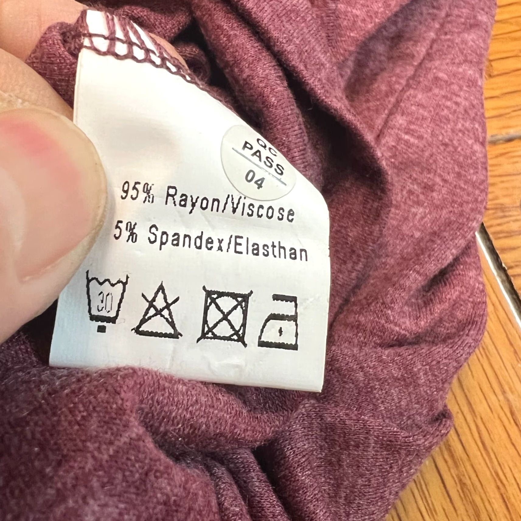 Alife Halife Off Shoulder Blouse Top M Women's Maroon Long Sleeve Asymmetrical Pullover Easy Care Party Jersey Size M / US 6-8 / IT 42-44 - 6 Thumbnail