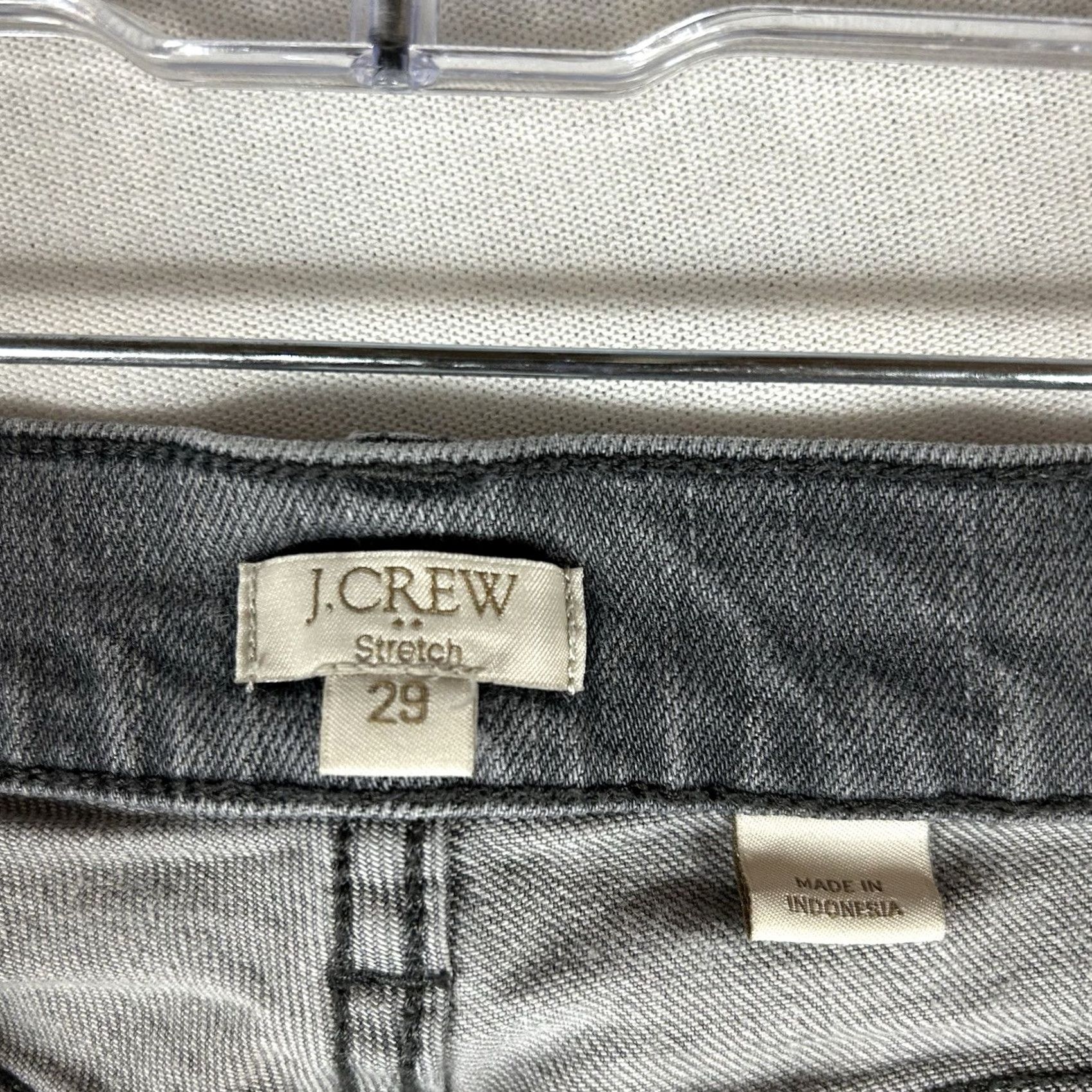 J.Crew J. Crew Jeans Skinny 29 Gray Denim Mid Rise Regular Women's Jeans Skinny 29in Inseam 28in Cotton Blend Stretch 5-Pocket City Preppy Vintage No Size 29" - 5 Thumbnail