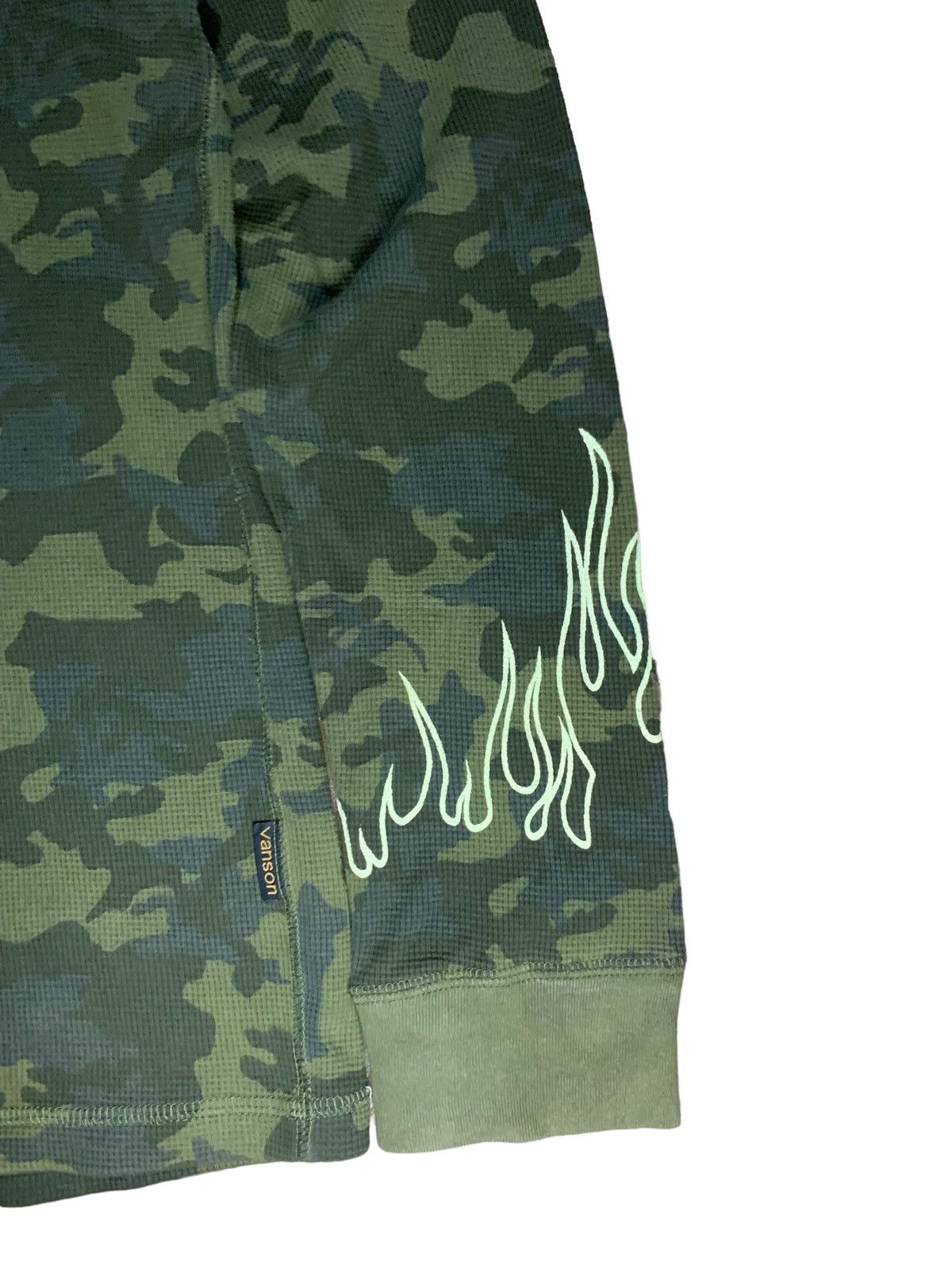 Vanson Leathers Vanson leathers camo wrench flame skull vintage Size US XL / EU 56 / 4 - 5 Thumbnail