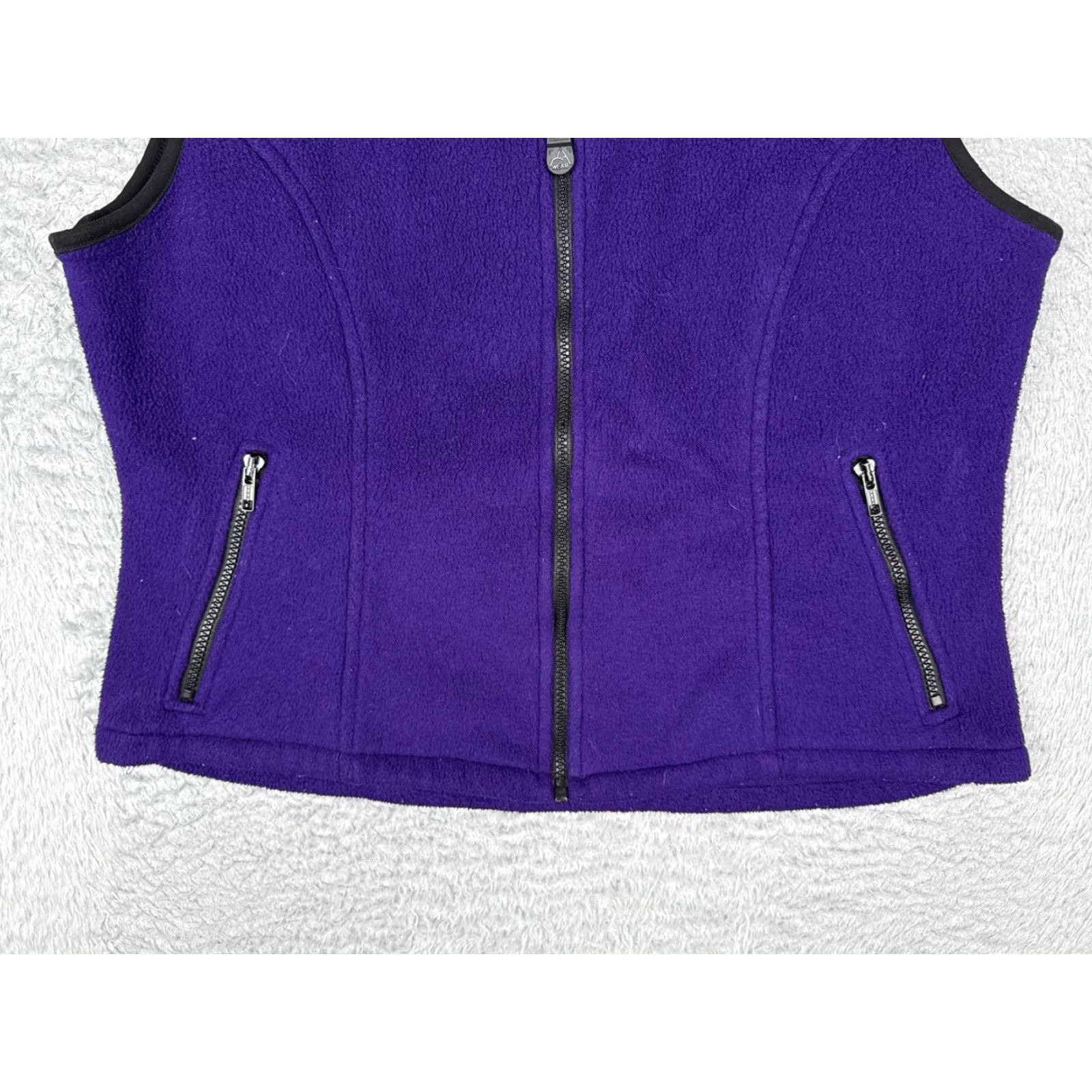 Avalanche Avalanche Vest Womens Medium Fleece Purple Full Zip Mock Neck Size M / US 6-8 / IT 42-44 - 5 Thumbnail