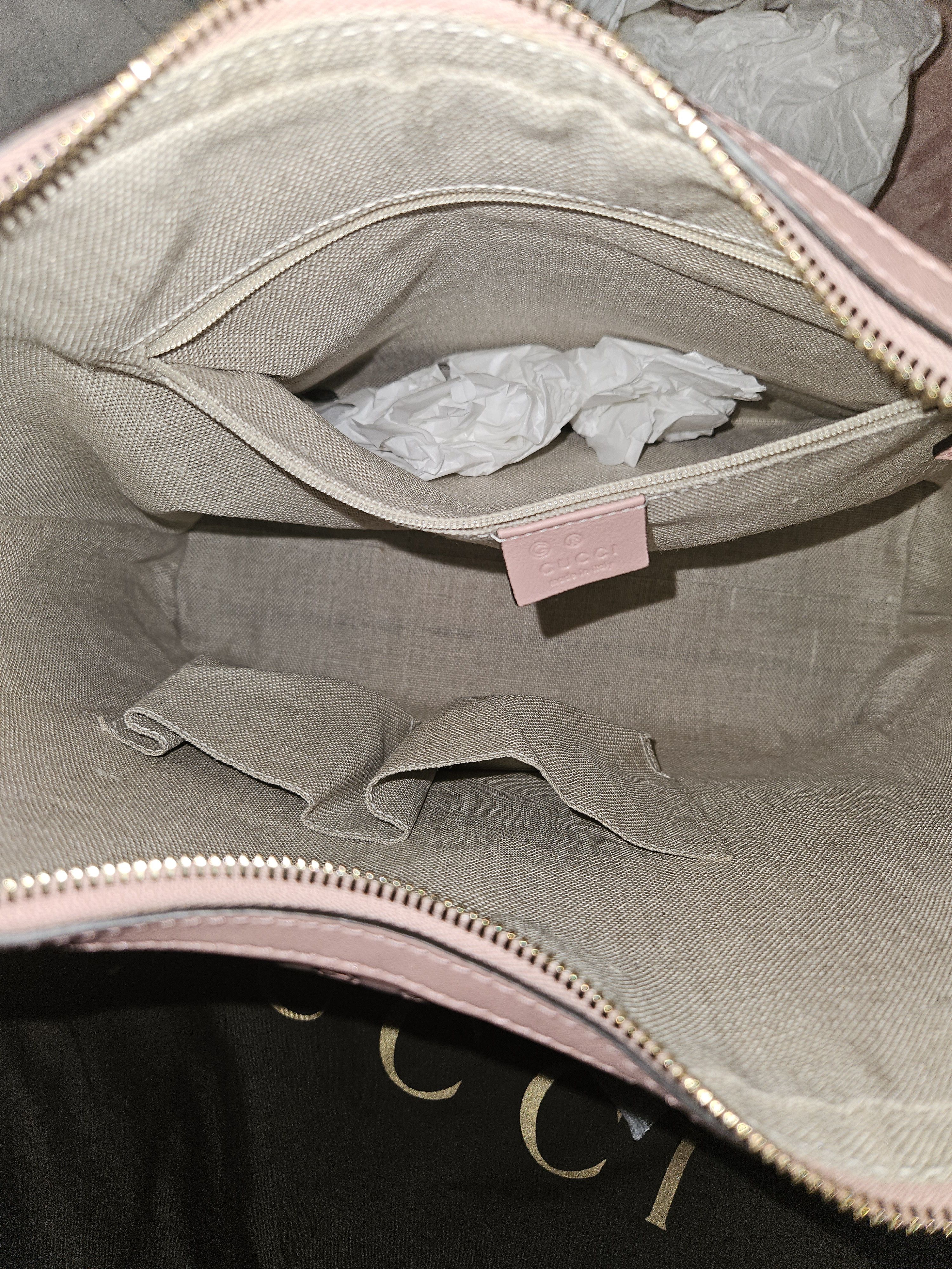 Gucci Pink Guccissima Size ONE SIZE - 6 Thumbnail